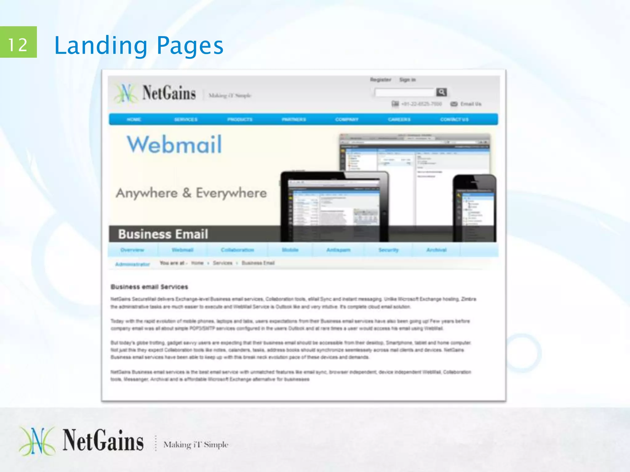 12

Landing Pages

 