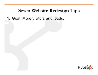 Doing a Website Redesign for Marketing Results