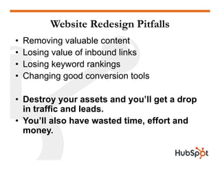 Doing a Website Redesign for Marketing Results