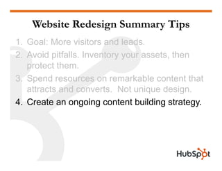 Doing a Website Redesign for Marketing Results