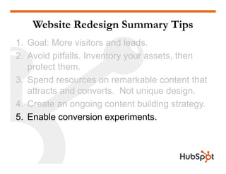 Doing a Website Redesign for Marketing Results