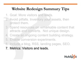 Doing a Website Redesign for Marketing Results