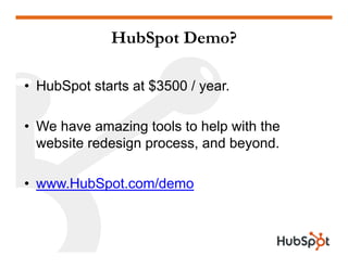 Doing a Website Redesign for Marketing Results