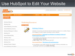 Use HubSpot to Edit Your Website 