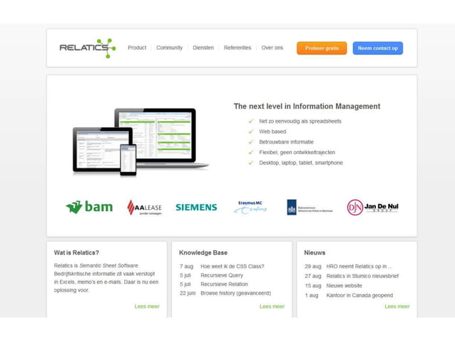 Website Relatics | PPTX