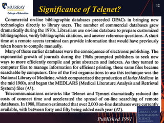 12
Significance of Telenet?




                 Published 1991
 