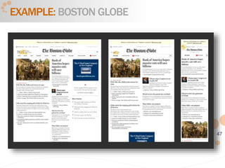 47
EXAMPLE: BOSTON GLOBE
 
