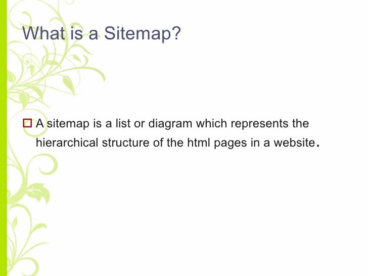 creating a website sitemap