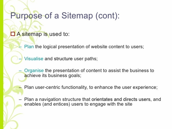 creating a website sitemap
