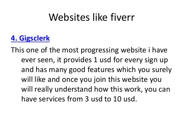 Websites Like Fiverr