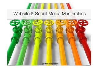 Website & Social Media Masterclass
	
  
@danielrowles
 