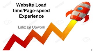 Website Load
time/Page-speed
Experience
Laliz @ Upwork
1
 