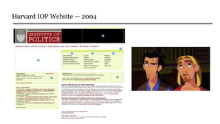 Harvard IOP Website — 2004
 