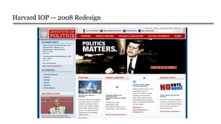 Harvard IOP — 2008 Redesign
 
