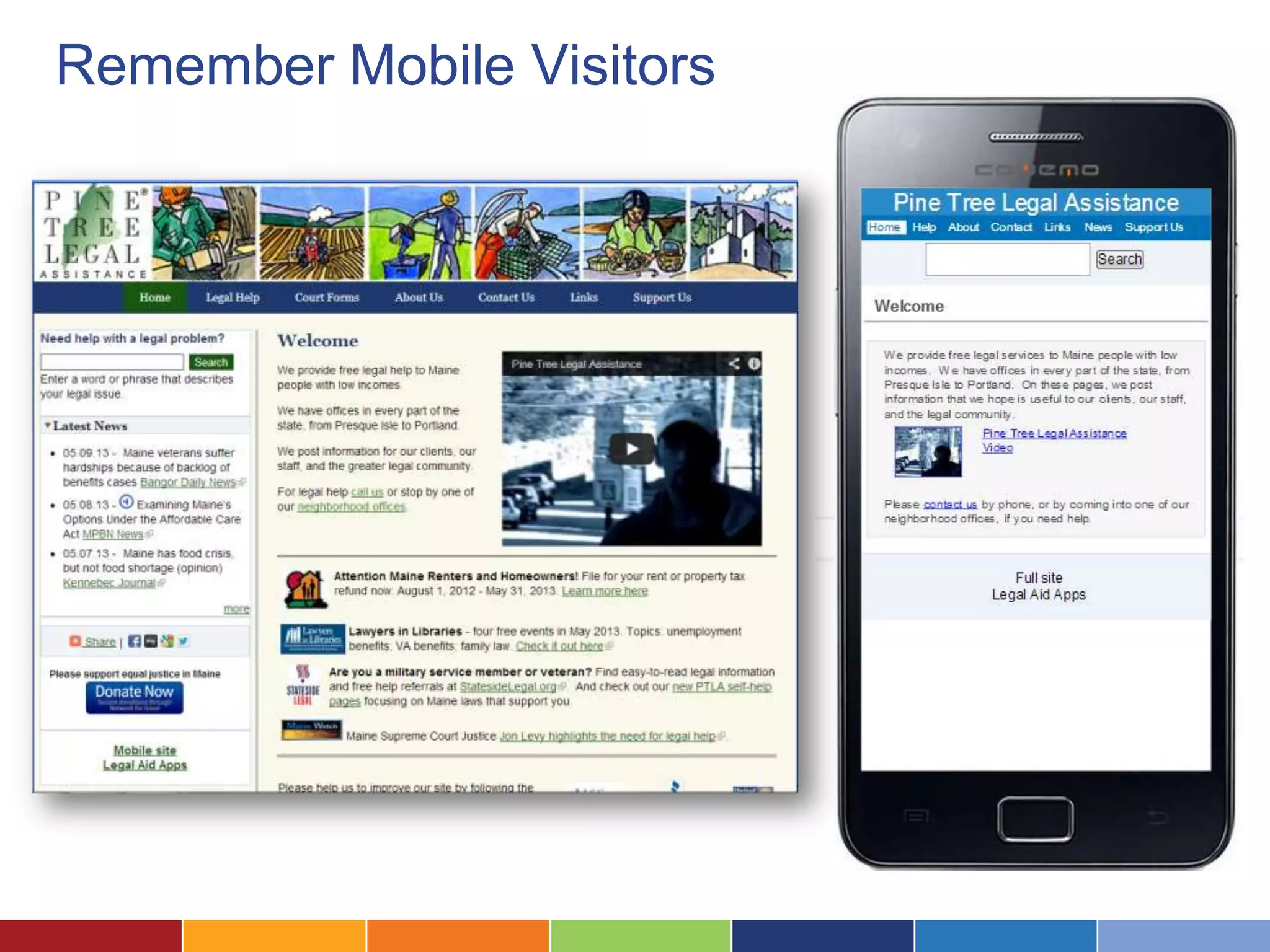 Remember Mobile Visitors
 