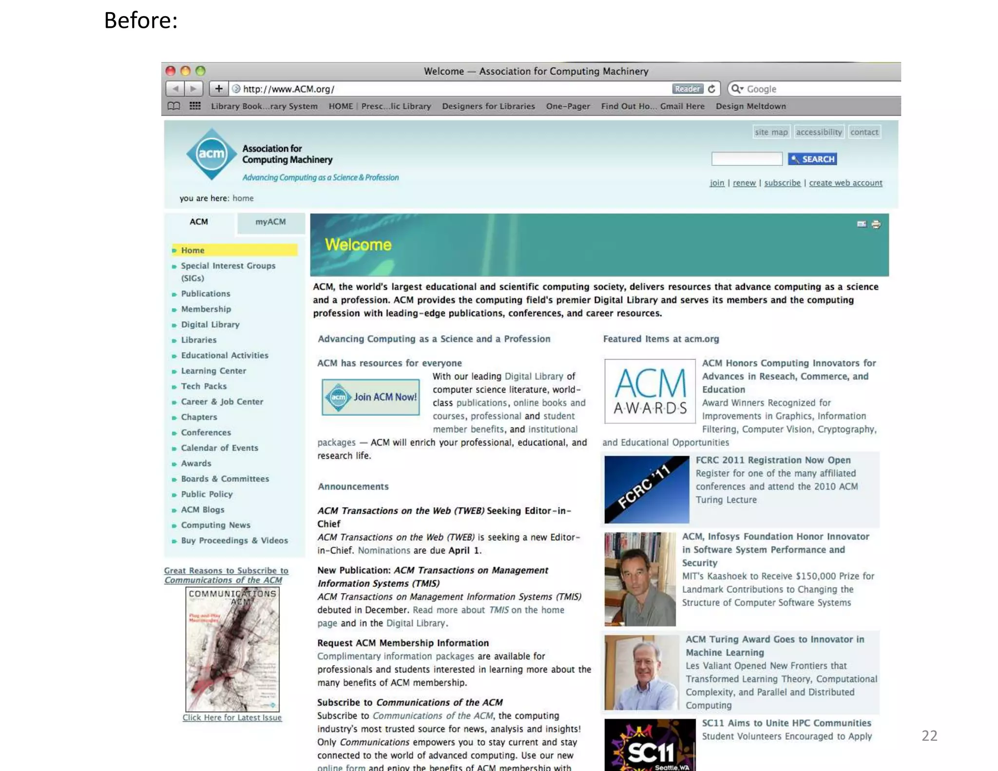 Before:




          22
 