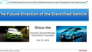 Toyota Shizuo Abe wcef2018