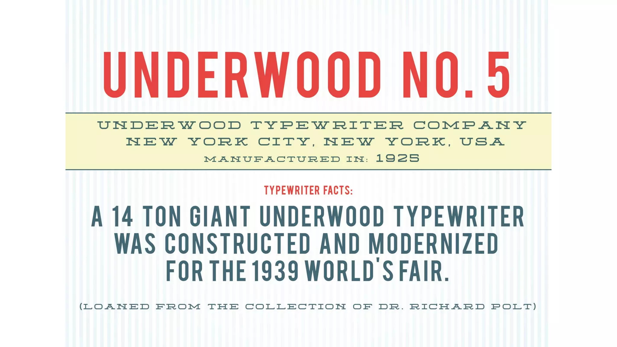 Cincy Typing Challenge Typewriter Display