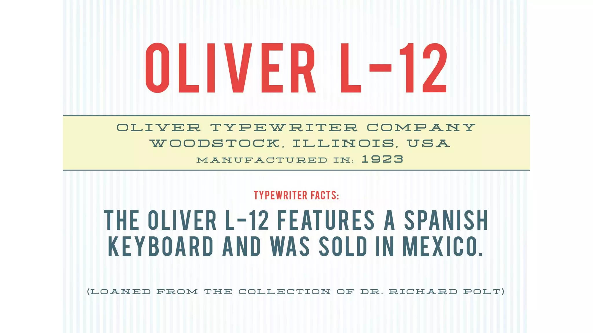 Cincy Typing Challenge Typewriter Display