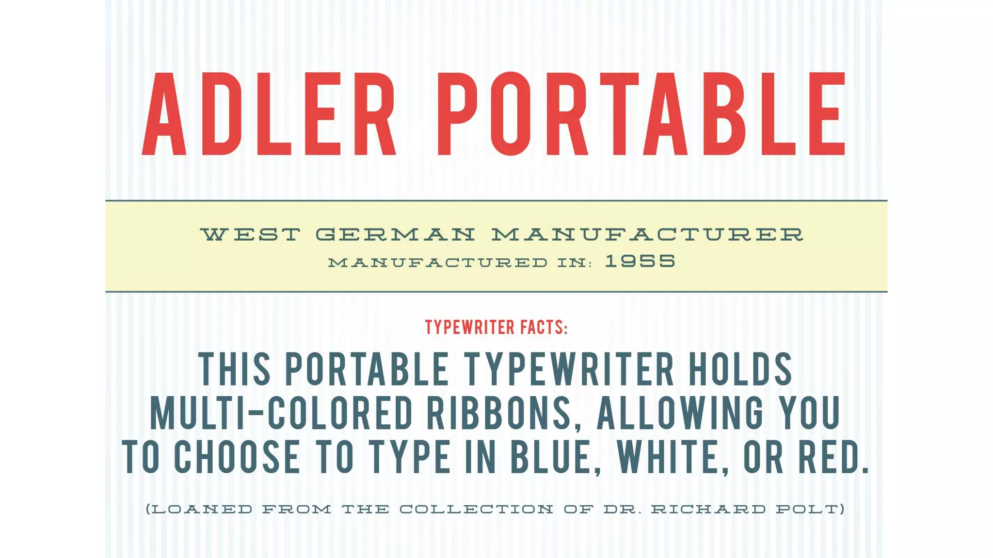 Cincy Typing Challenge Typewriter Display