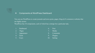 Website Using WordPress | PDF