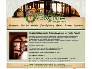 website verona Korrektur Praese