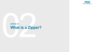 What is a Zipper?
ZIPPER 101
 