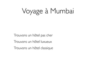 Voyage à Mumbai


Trouvons un hôtel pas cher
Trouvons un hôtel luxueux
Trouvons un hôtel classique
 