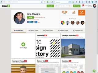 A Web social como forma de potenciar a aprendizagem Workshops Novas Tendências na
Educação 2016
Lino Oliveira
p. 53
 