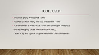 Web sockets - Pentesting | PPTX
