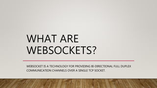 Web sockets - Pentesting | PPTX