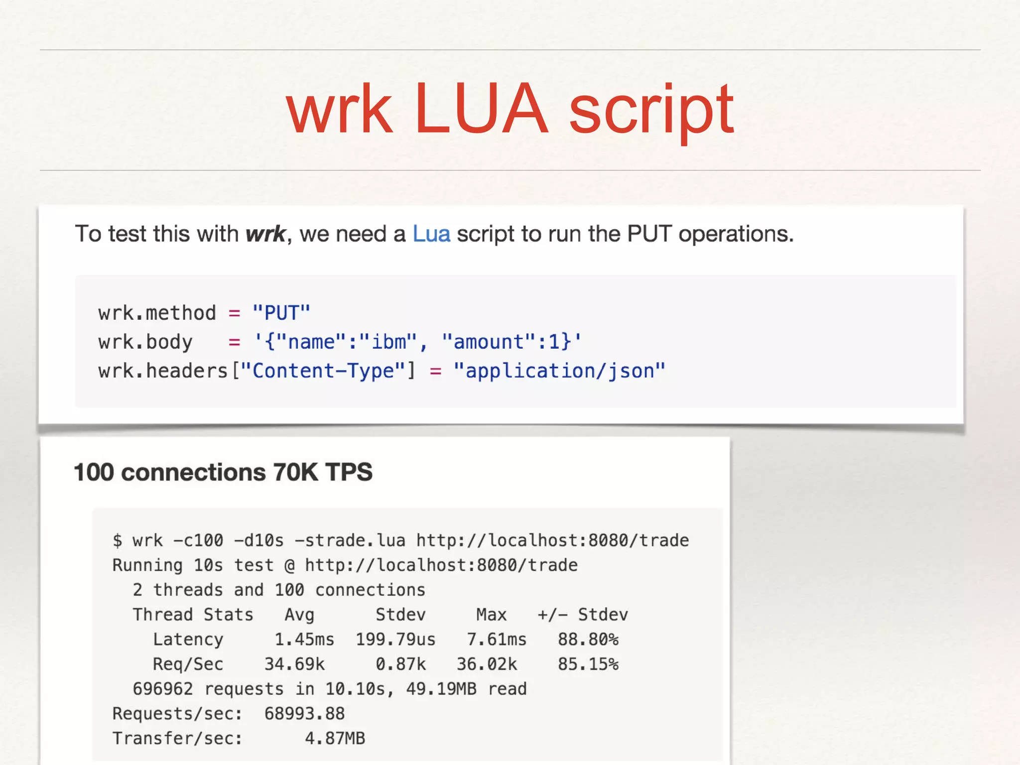 wrk LUA script
 