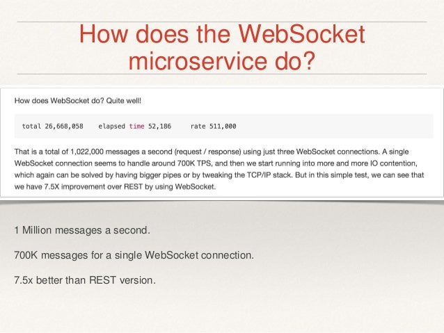 tool wrk test MicroService vs. REST WebSocket Microservice