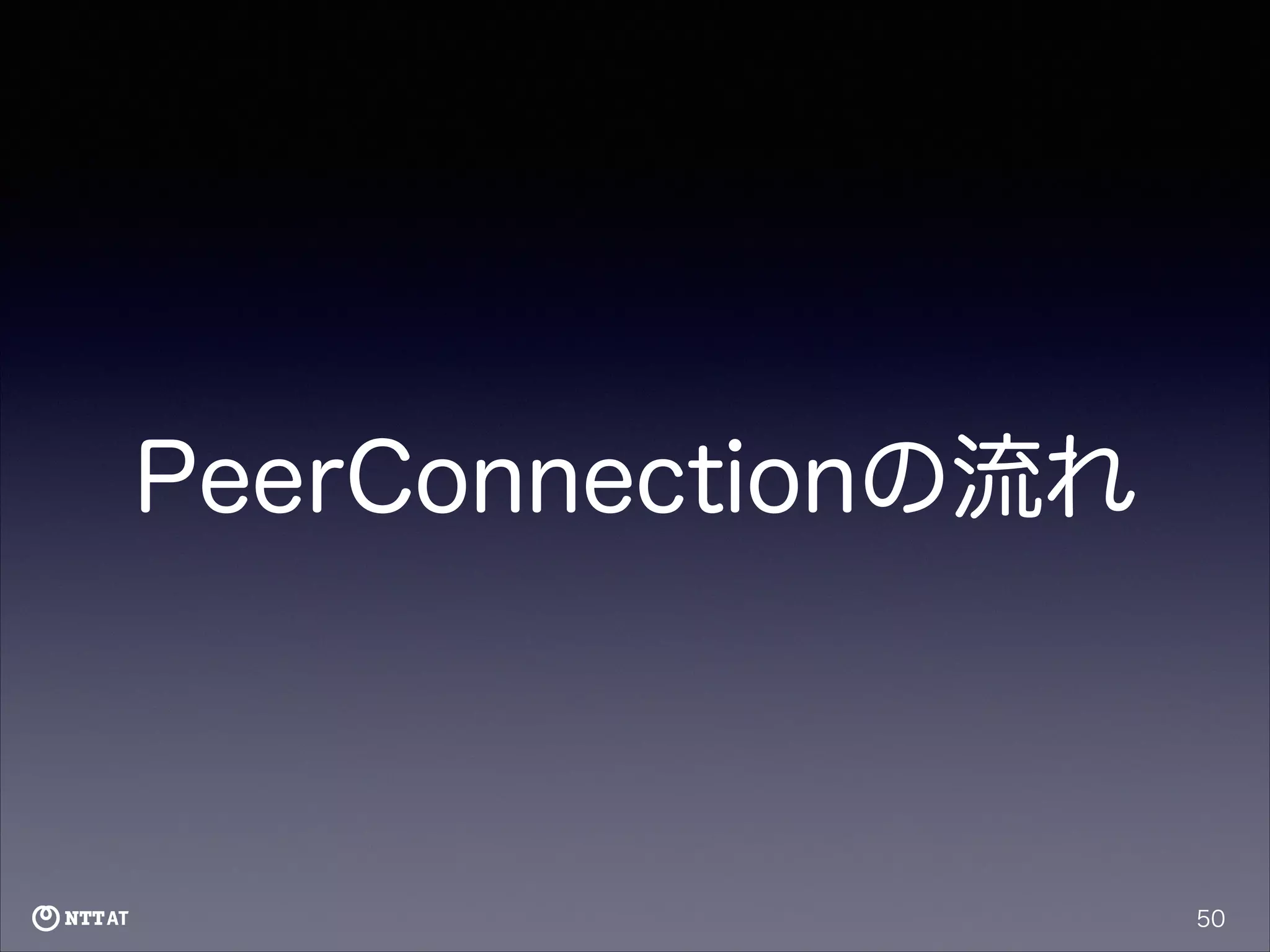 PeerConnectionの流れ

50

 