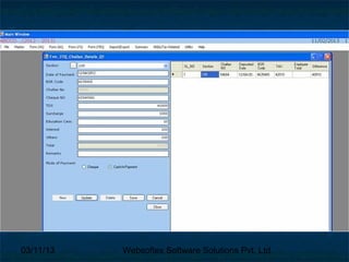 03/11/13   Websoftex Software Solutions Pvt. Ltd.
 