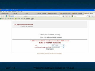 03/11/13   Websoftex Software Solutions Pvt. Ltd.
 