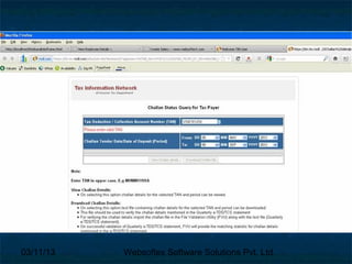 03/11/13   Websoftex Software Solutions Pvt. Ltd.
 