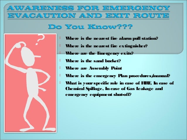 What should be included in a generic emergency evacuation plan?
