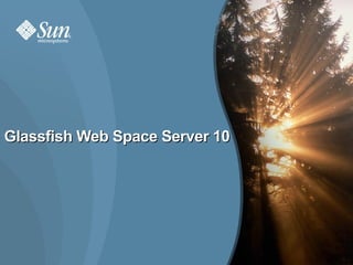 Glassfish Web Space Server 10 