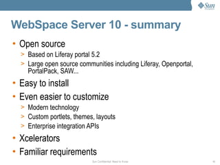 Web Space10 Overview