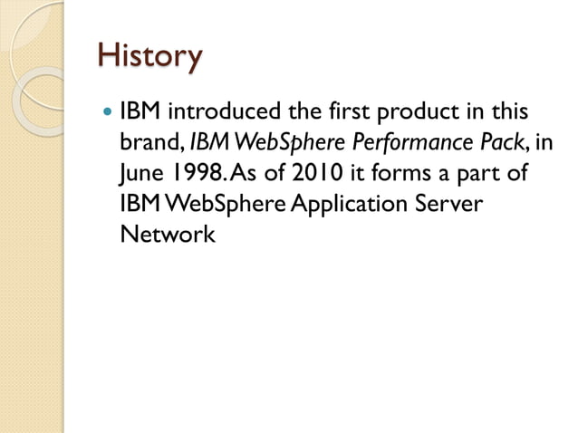 WebSphere Application Server | PPTX