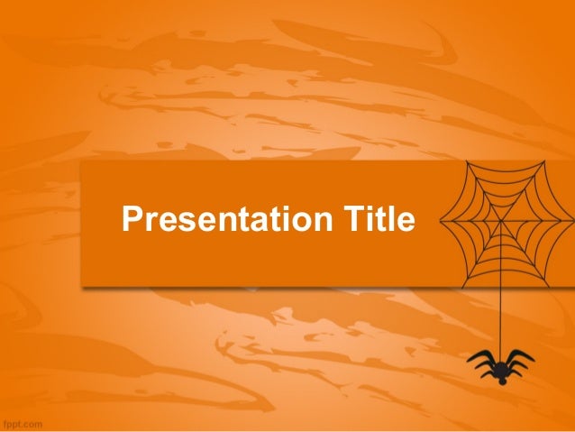halloween powerpoint theme