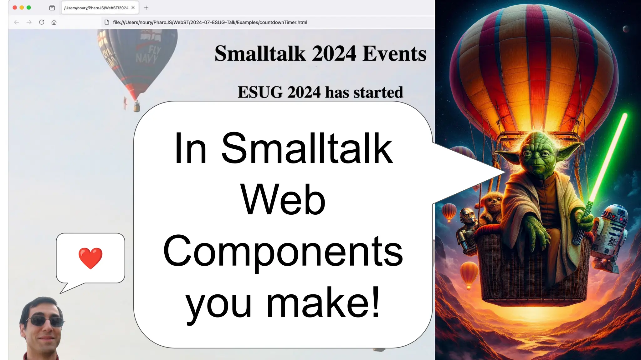 13 In Smalltalk Web Components you make! ❤ 