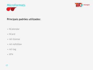 Web Standards semântica Na Web