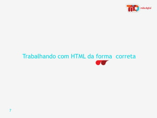 Web Standards semântica Na Web