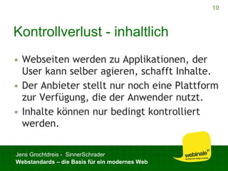 Webstandards für ein modernes Web