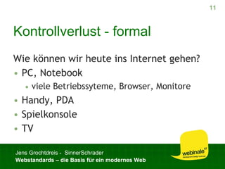 Webstandards für ein modernes Web