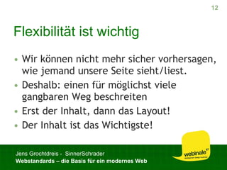 Webstandards für ein modernes Web