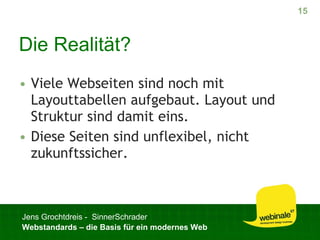 Webstandards für ein modernes Web