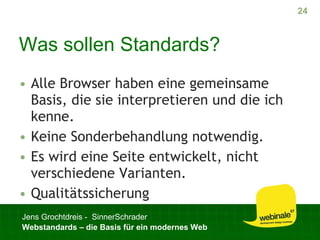Webstandards für ein modernes Web